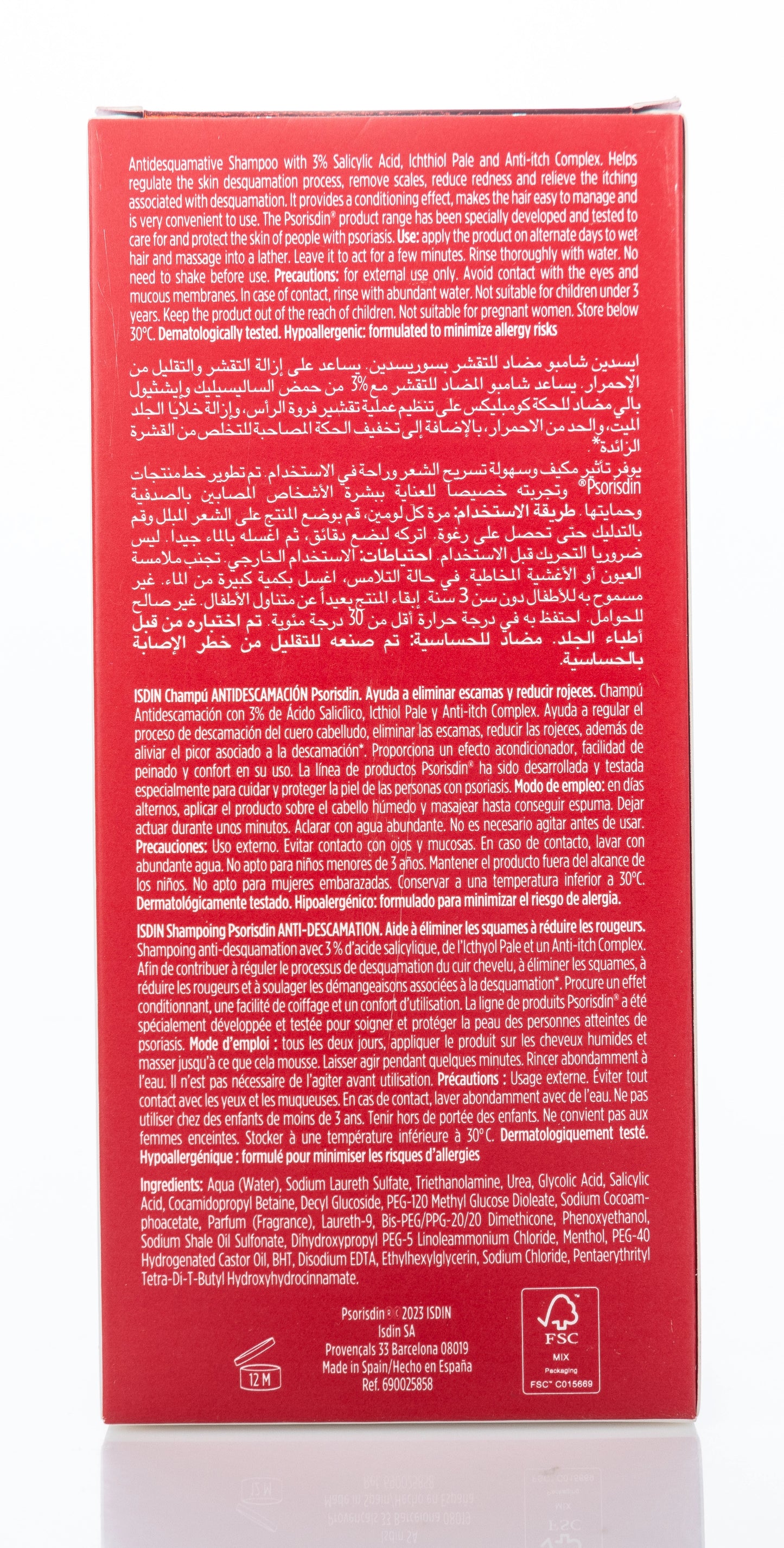 Isdin Psorisdin Anti Desquamative shampoo 200 Ml