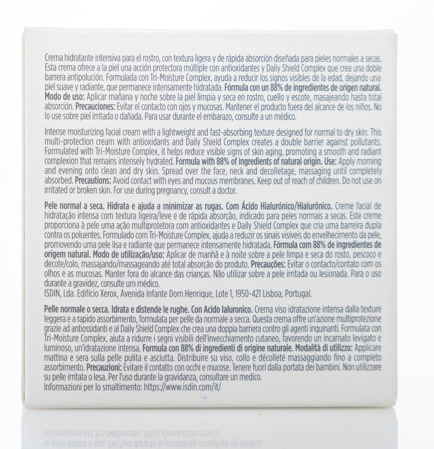 Isdin Hyaluronic Moisturizing Cream 50 Gm