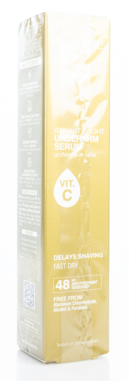 Beesline 48 Hours Radiant Bright Underarm Deo Serum With Vit C Delays Shaving Spray 150 Ml