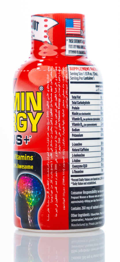 Vitamin Energy Focus+ Shot 57Ml