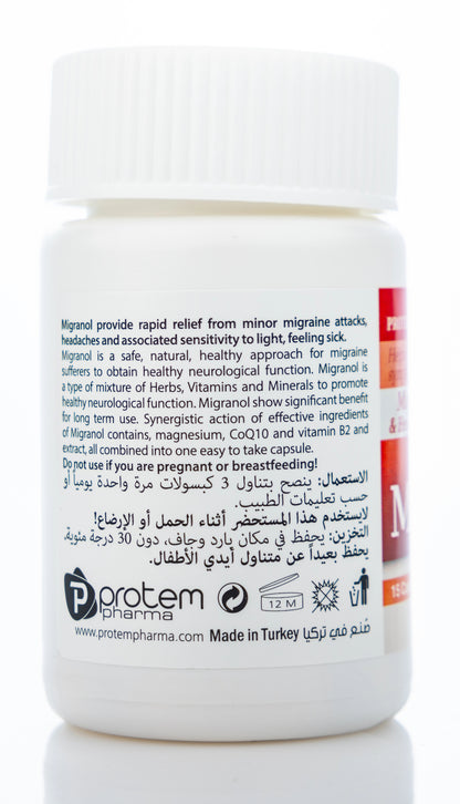 Migranol 15 Capsules