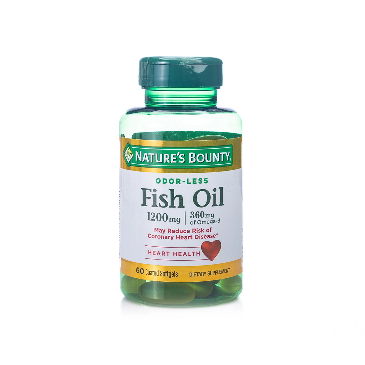 Nature's Bounty Fish Oil (Omega-3) 1200mg 60 Softgel