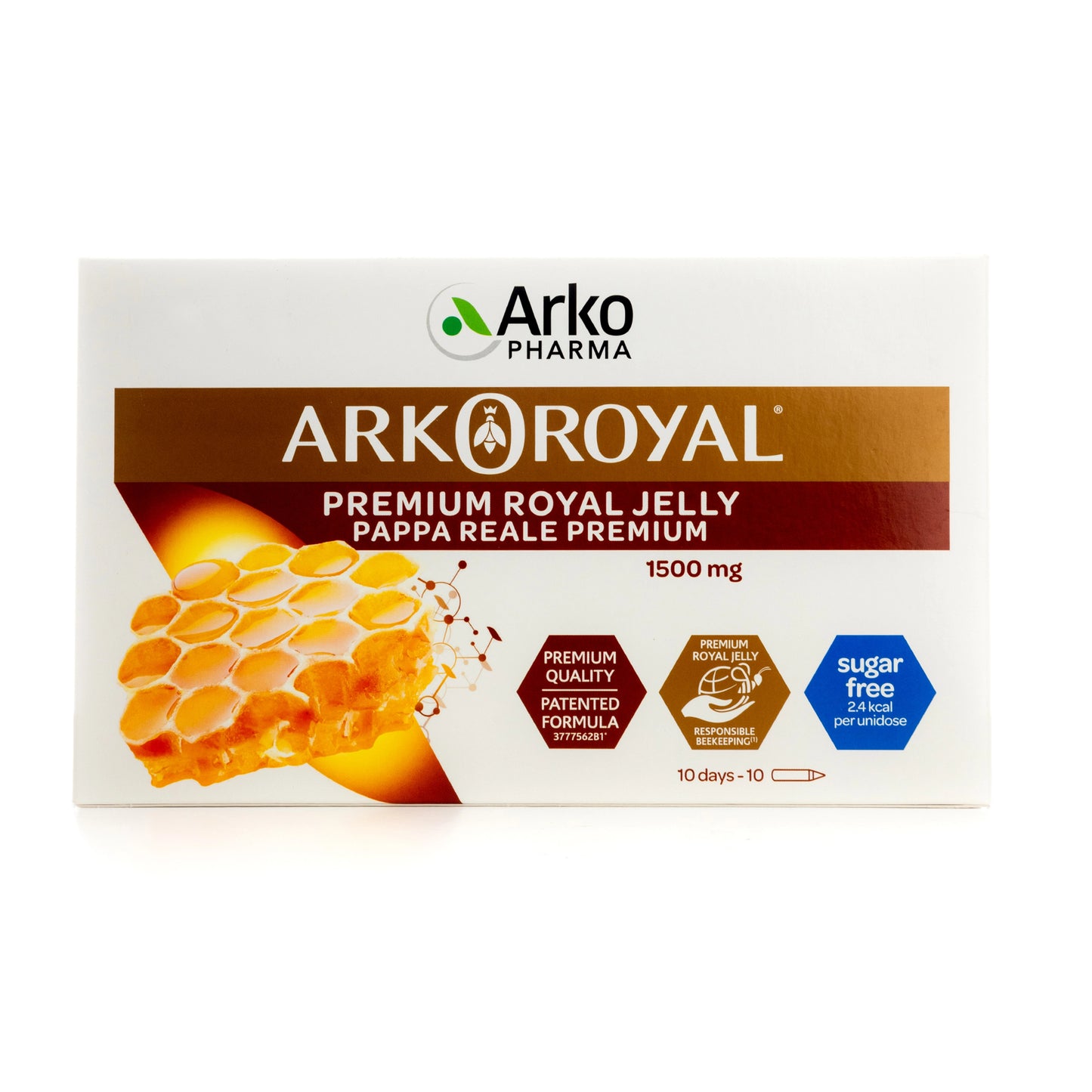 Arkopharma Arkoroyal Premium Royal Jelly 1500mg 10 Vials