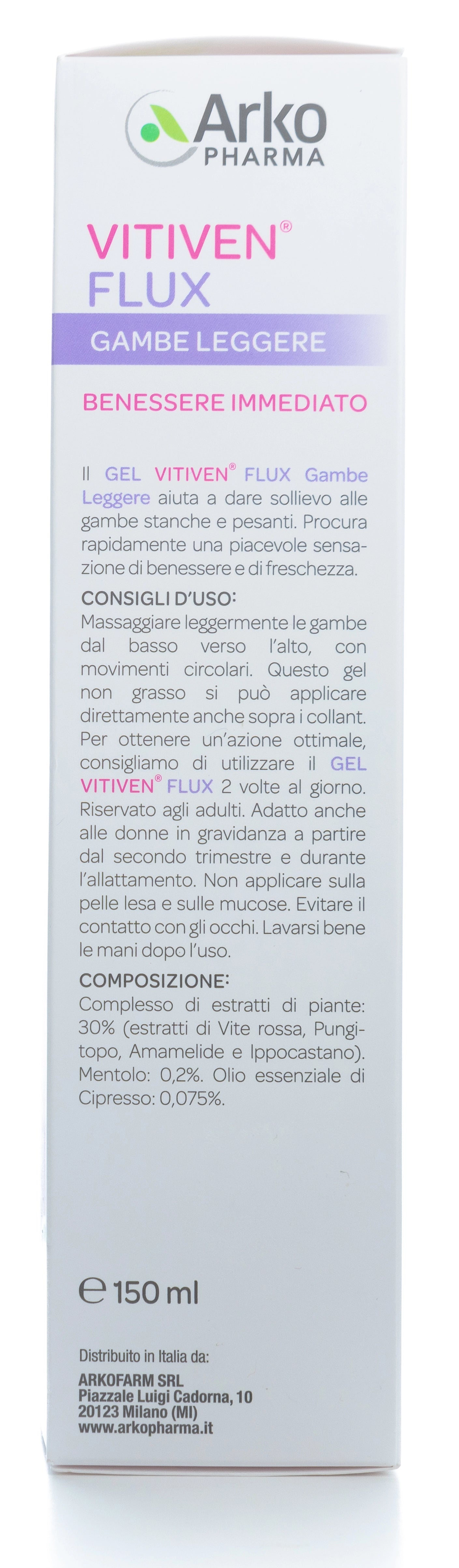 Arkopharma Vitiven Flow Light Legs 150Ml [Pink]