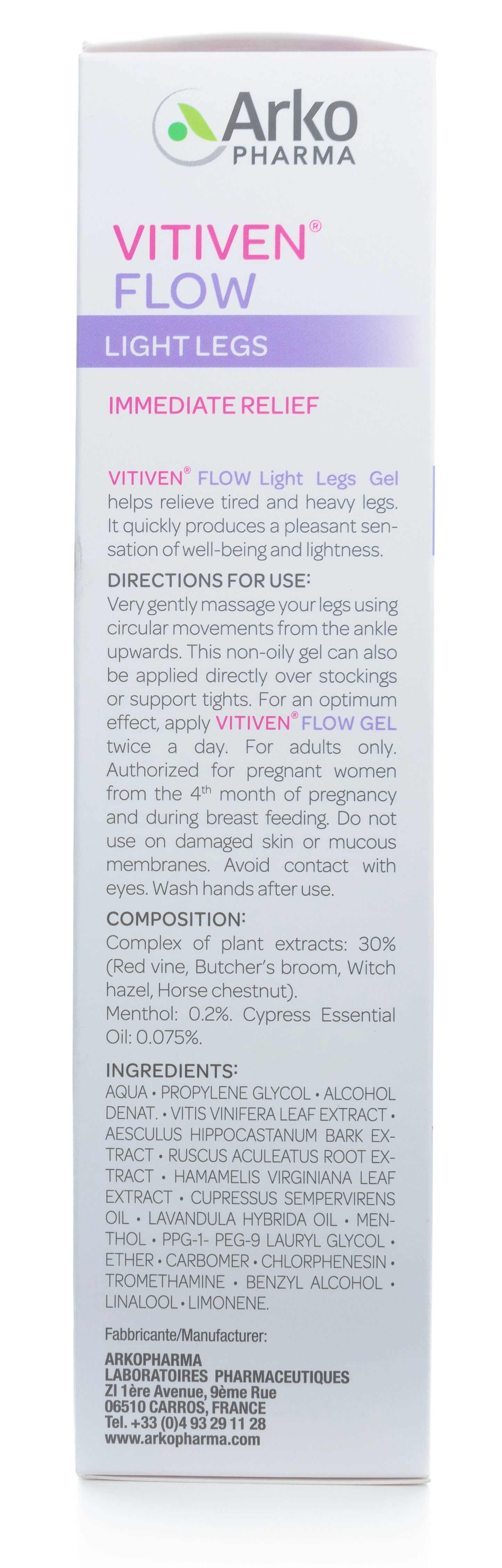 Arkopharma Vitiven Flow Light Legs 150Ml [Pink]
