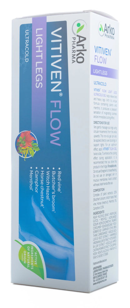 Arkopharma Vitiven Flow Light Legs Ultra Cold Gel 150Ml