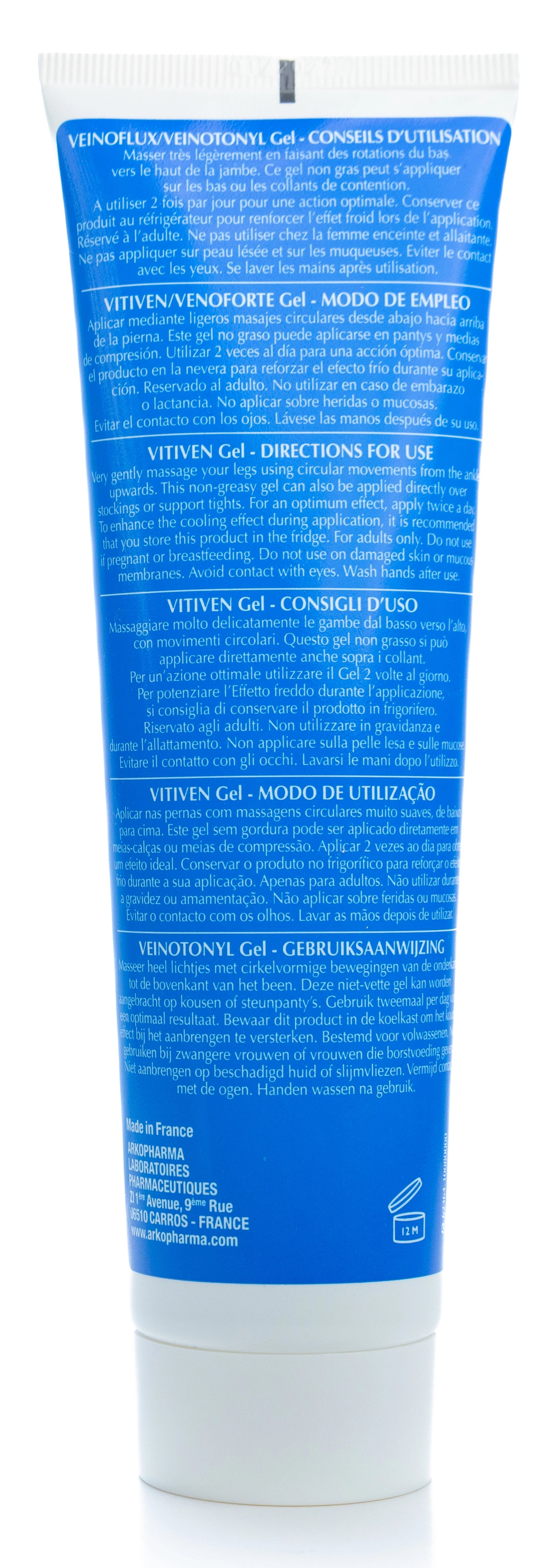 Arkopharma Vitiven Flow Light Legs Ultra Cold Gel 150Ml