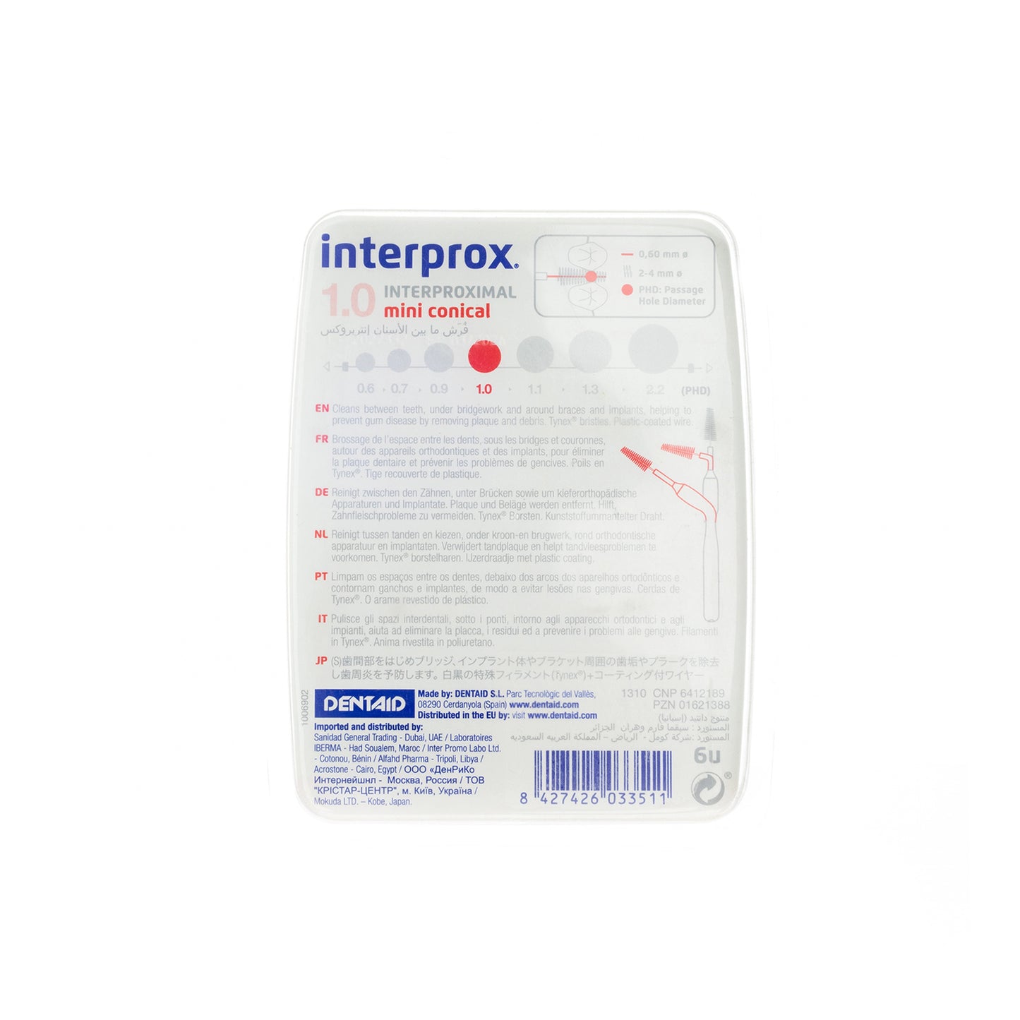 Dentaid Interprox Mini Conical 1mm