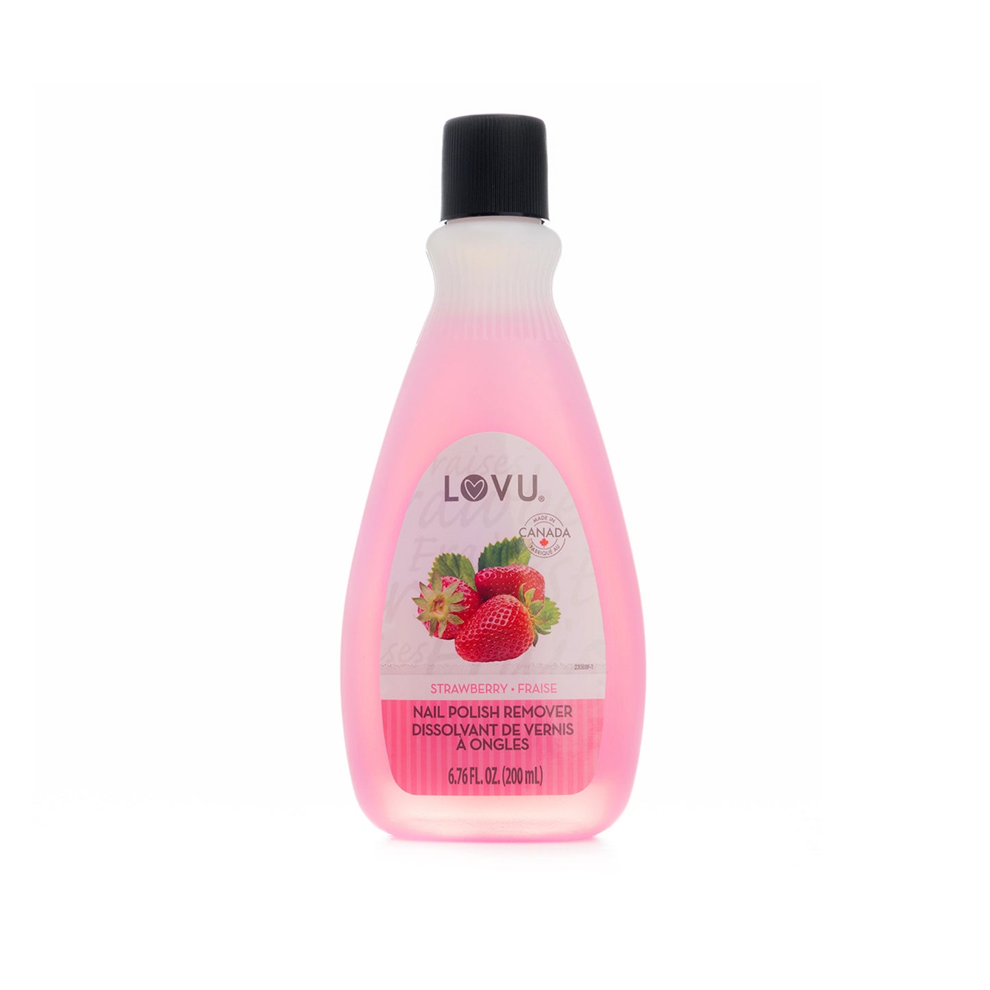 Lovu Nail Polish Remover 200 Ml [Strawberry]