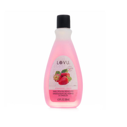 Lovu Nail Polish Remover 200 Ml [Strawberry]