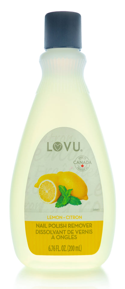Lovu Nail Polish Remover 200 Ml [Lemon]