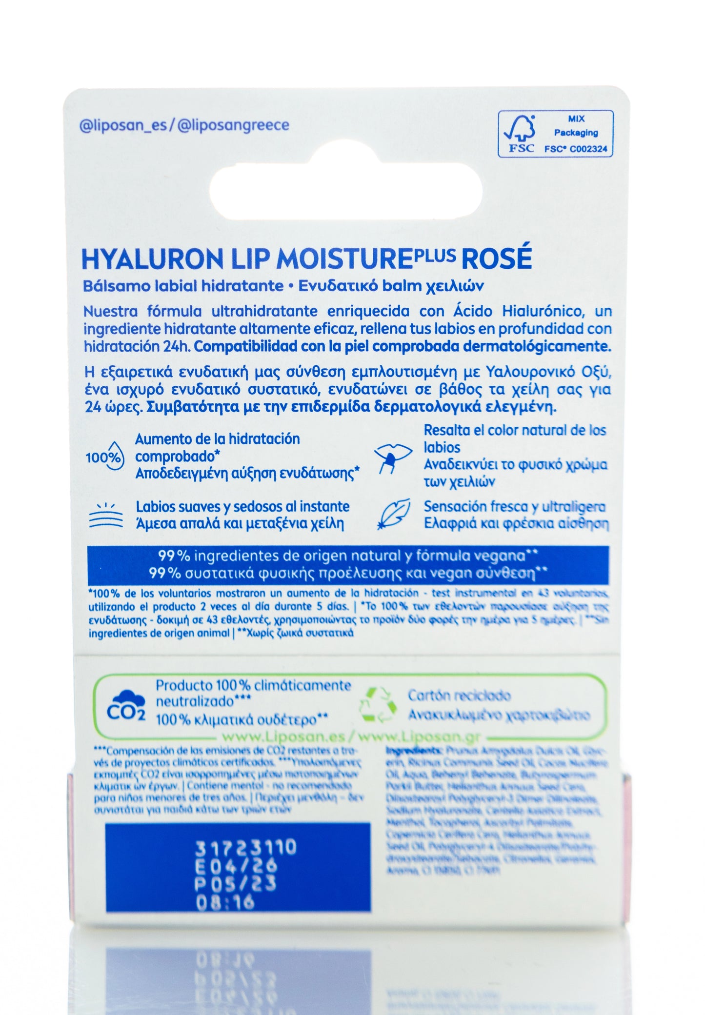 Labello Hyaluron Sheer Rose 5.2Gm