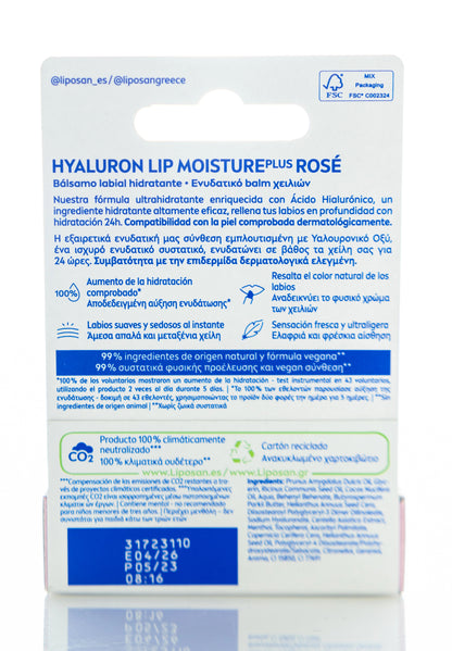 Labello Hyaluron Sheer Rose 5.2Gm