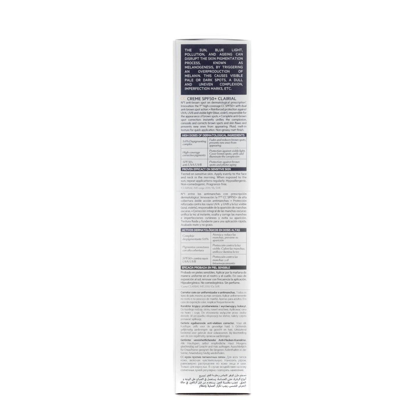 SVR Clairial CC Spf50+ Cream 40 ml [Light]