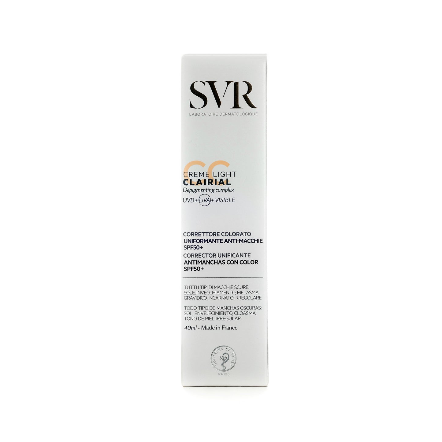 SVR Clairial CC Spf50+ Cream 40 ml [Light]