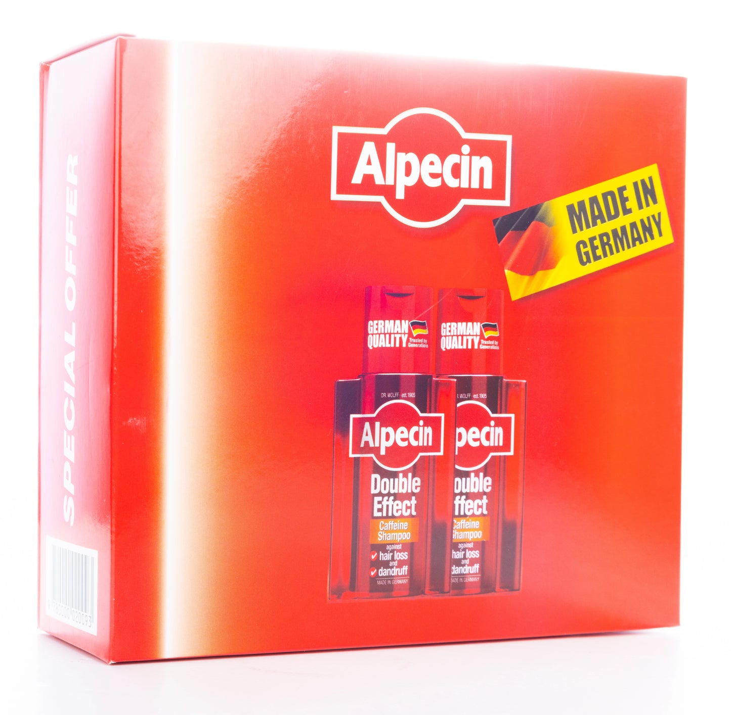 Alpecin Double Effect Caffeine shampoo 200Ml 2 Pieces Offer
