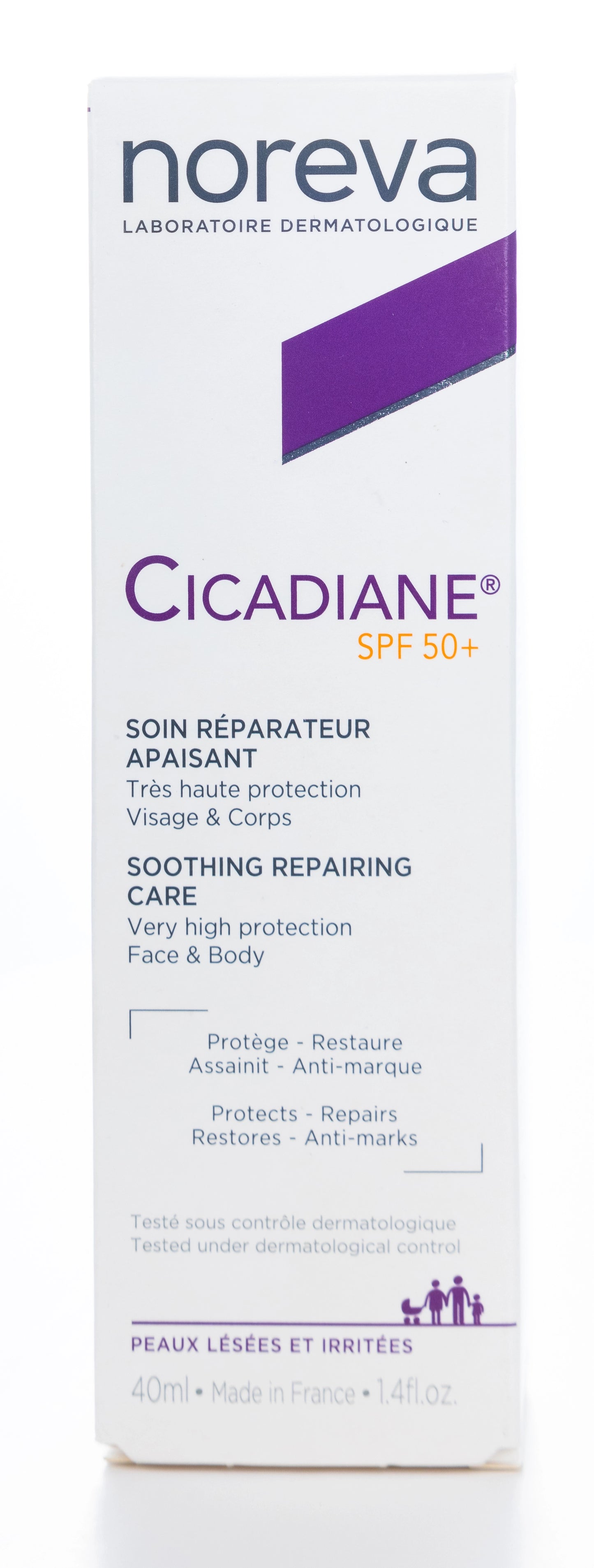 Noreva Cicadiane Spf 50+ Soothing Repair Cream 40 Ml