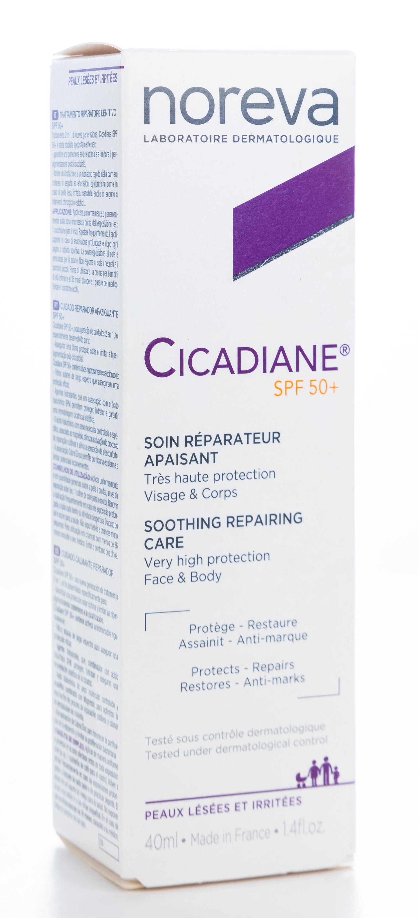 Noreva Cicadiane Spf 50+ Soothing Repair Cream 40 Ml