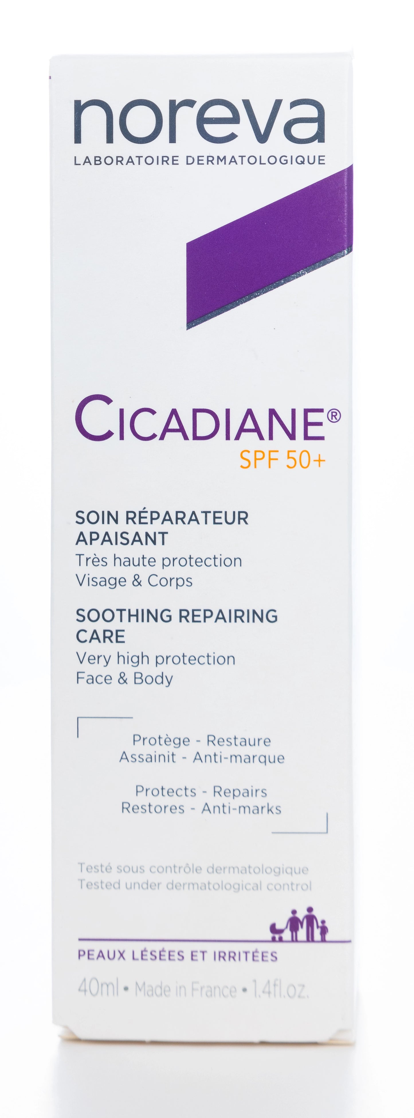 Noreva Cicadiane Spf 50+ Soothing Repair Cream 40 Ml
