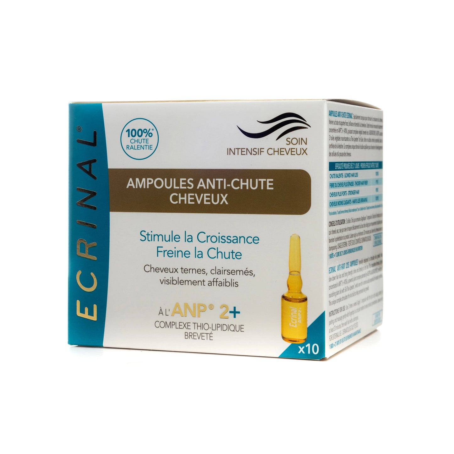Ecrinal ANP 2+ Intensive Hair Care Anti-Hair Loss Ampoules (10 x 5 Ml)