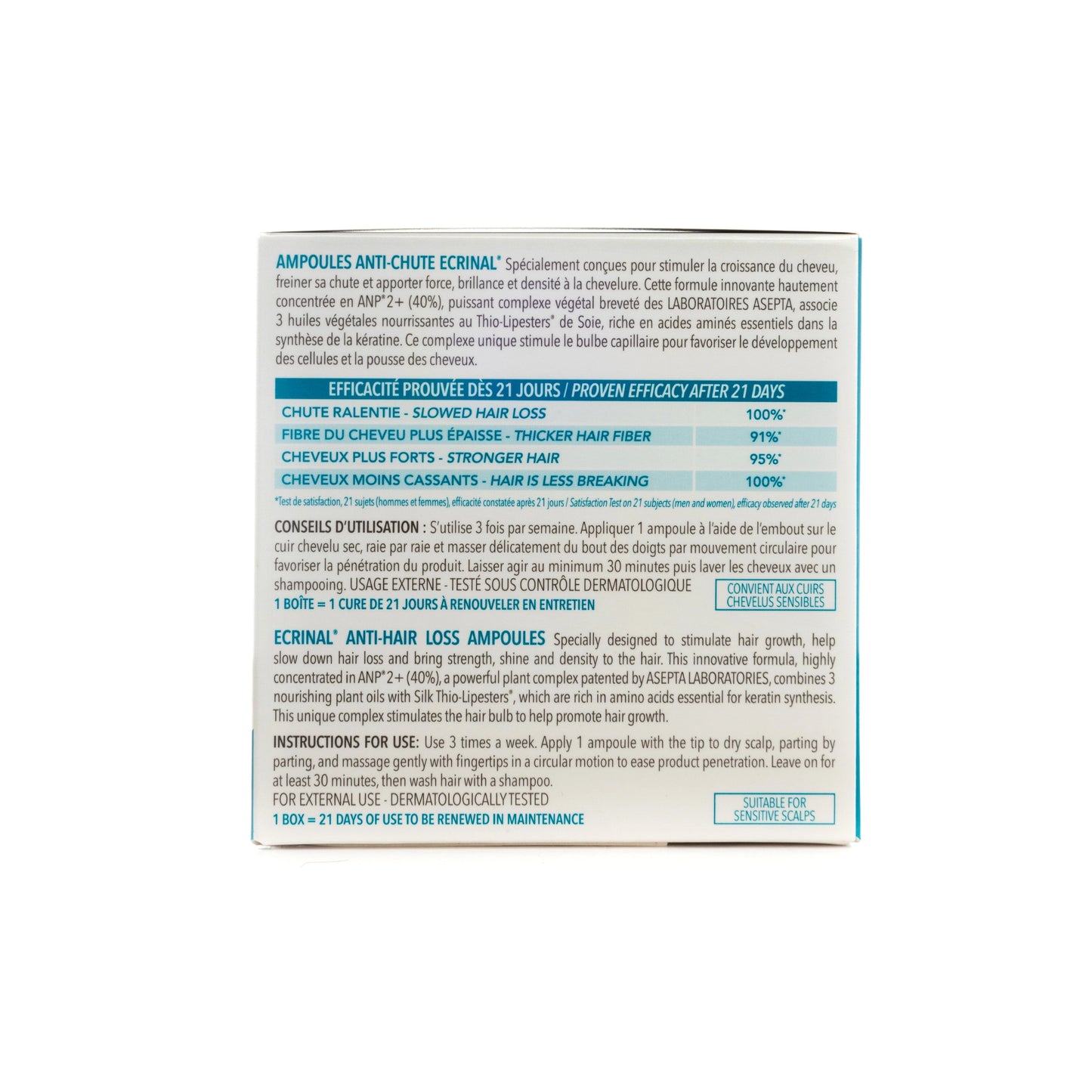 Ecrinal ANP 2+ Intensive Hair Care Anti-Hair Loss Ampoules (10 x 5 Ml)