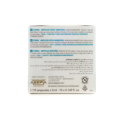 Ecrinal ANP 2+ Intensive Hair Care Anti-Hair Loss Ampoules (10 x 5 Ml)