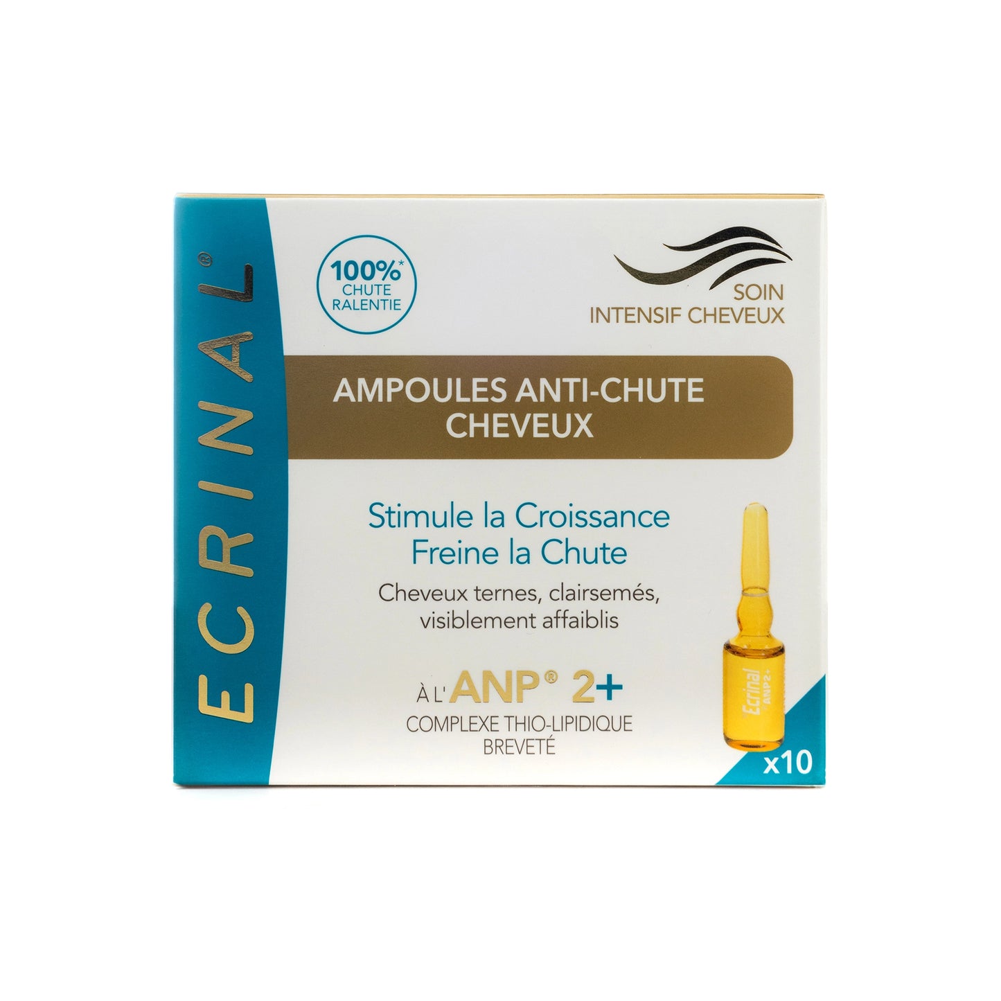Ecrinal ANP 2+ Intensive Hair Care Anti-Hair Loss Ampoules (10 x 5 Ml)