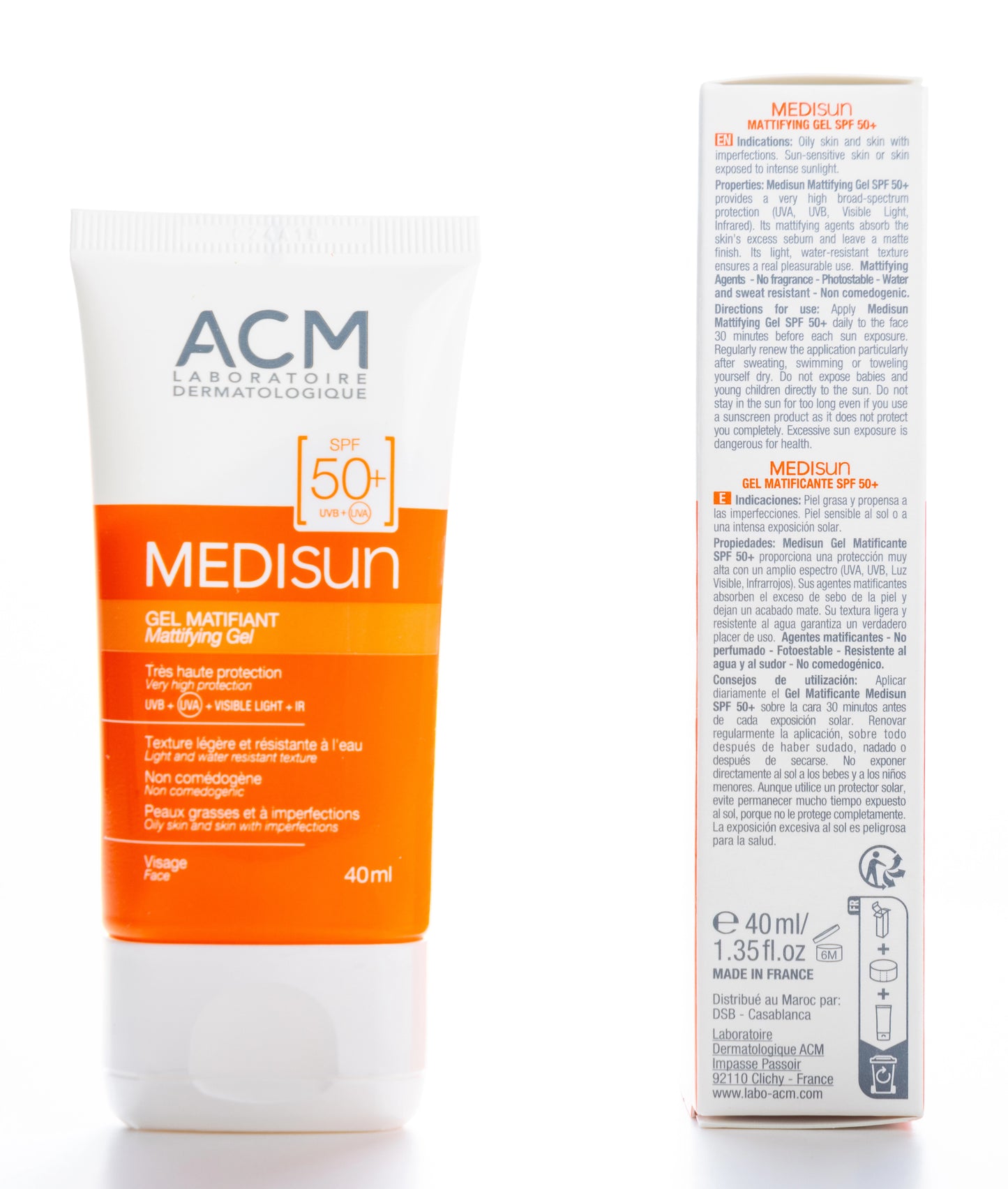 ACM Medisun Mattifying Spf50+ Gel 40Ml 1+1Offer
