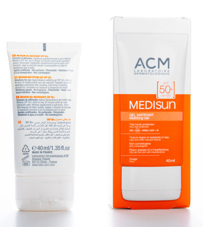 ACM Medisun Mattifying Spf50+ Gel 40Ml 1+1Offer