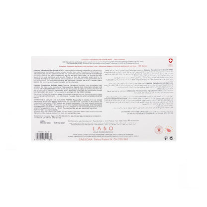 Crescina HFSC Transdermic Re-Growth Thinnig & Hair Subject To Fall [Woman-1300] 10+10 Vials  x 3.5 Ml