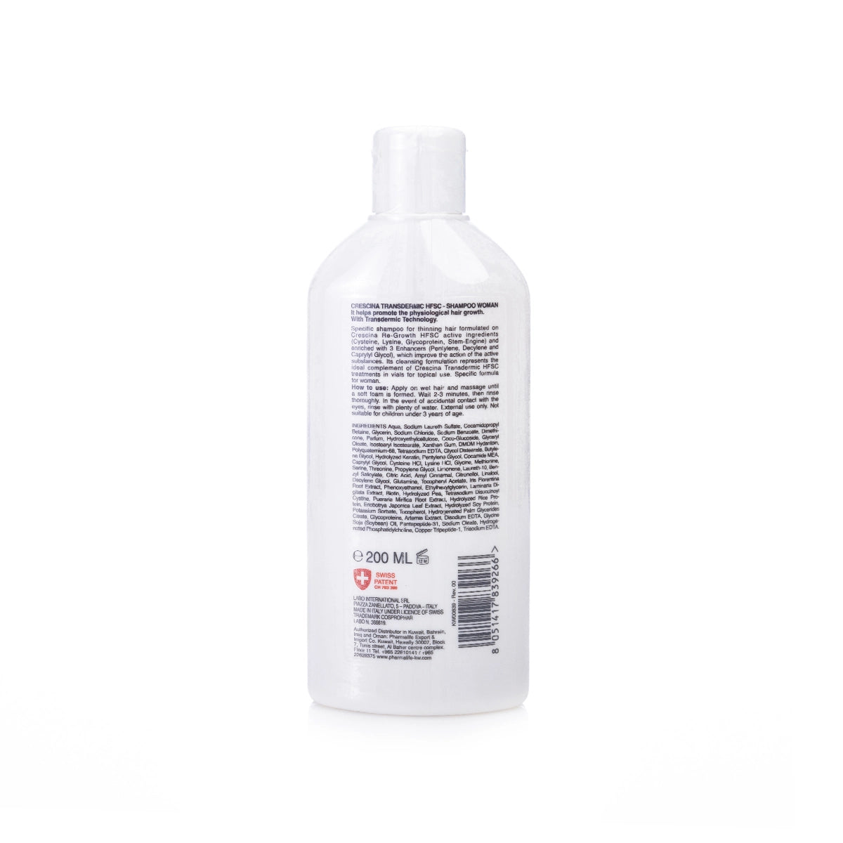 Crescina HFSC Transdermic  Shampoo for Women 200 Ml