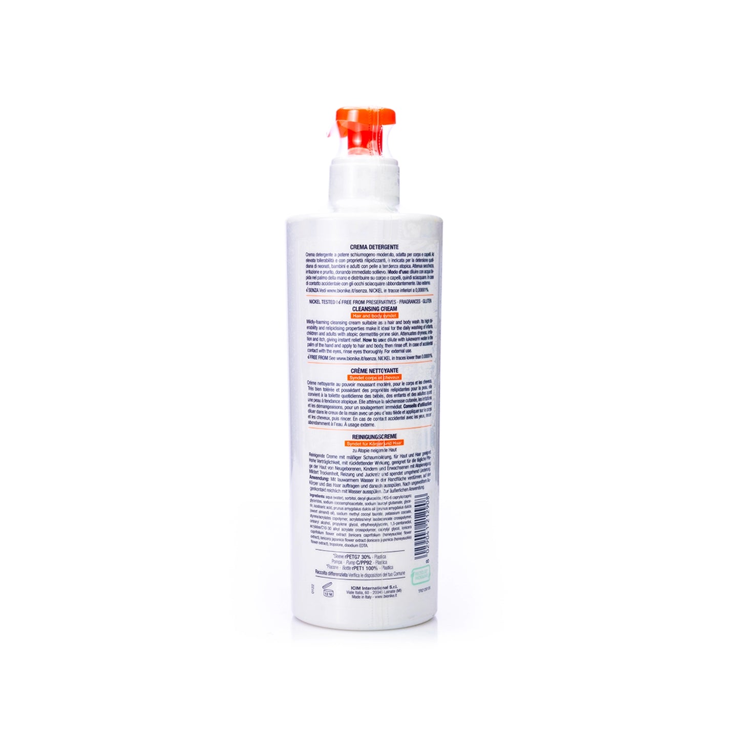 BioNike Triderm A.D. Cleansing Cream 500 Ml