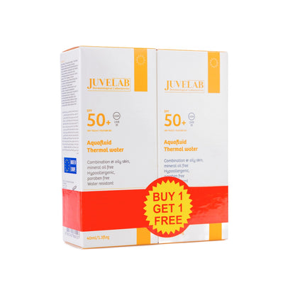Juvelab Spf 50+  Aqua Fluid 40 Ml 1+1 Offer