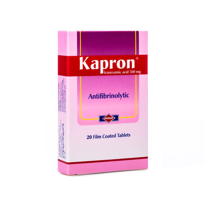 Kapron 500Mg 20 Tablets