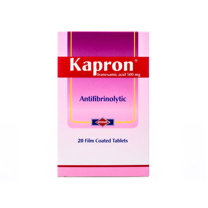 Kapron 500Mg 20 Tablets