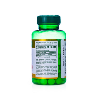 Nature's Bounty Apple Cider Vinegar 480mg 200 Tablet