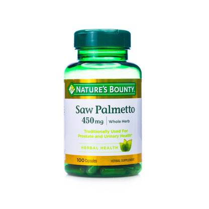 Nature's Bounty Saw Palmetto 450mg 100 Capsule