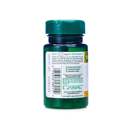Nature's Bounty B-12 2500mcg 75 Quick Dissolve Tablets