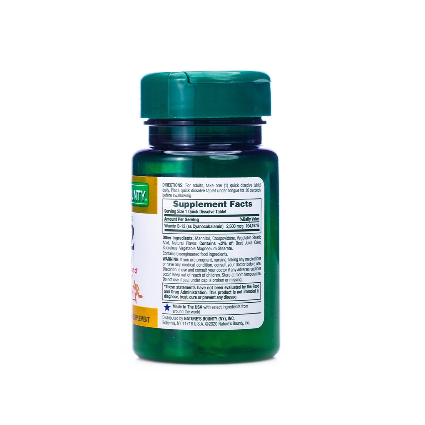 Nature's Bounty B-12 2500mcg 75 Quick Dissolve Tablets