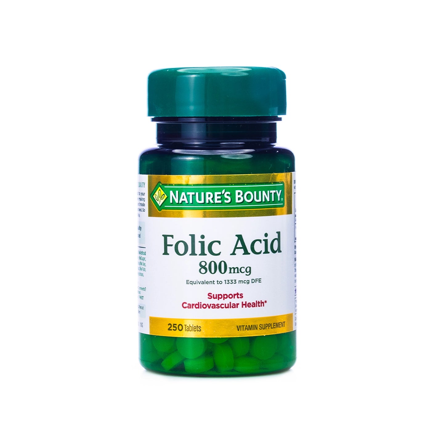 Nature's Bounty Folic Acid 800mcg 250 Tablet