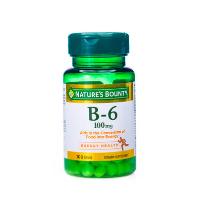Nature's Bounty Vitamin B-6 100mg 100Tab