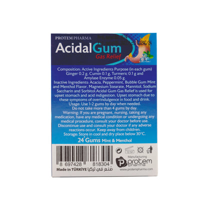 Acidal Gum 24Gums
