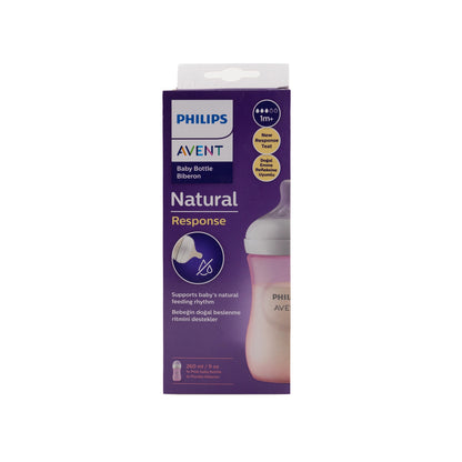 Avent [393] Natural Response Bottle 1M+ 260ML