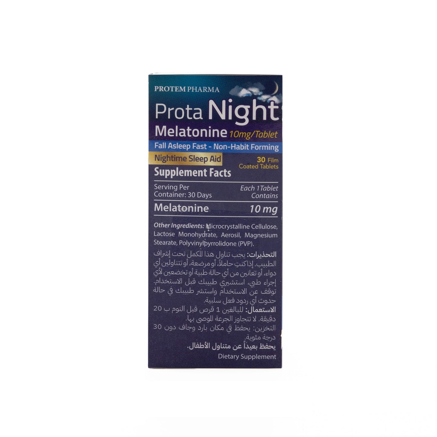 Prota Night Melatonine 10mg 30 Tablets