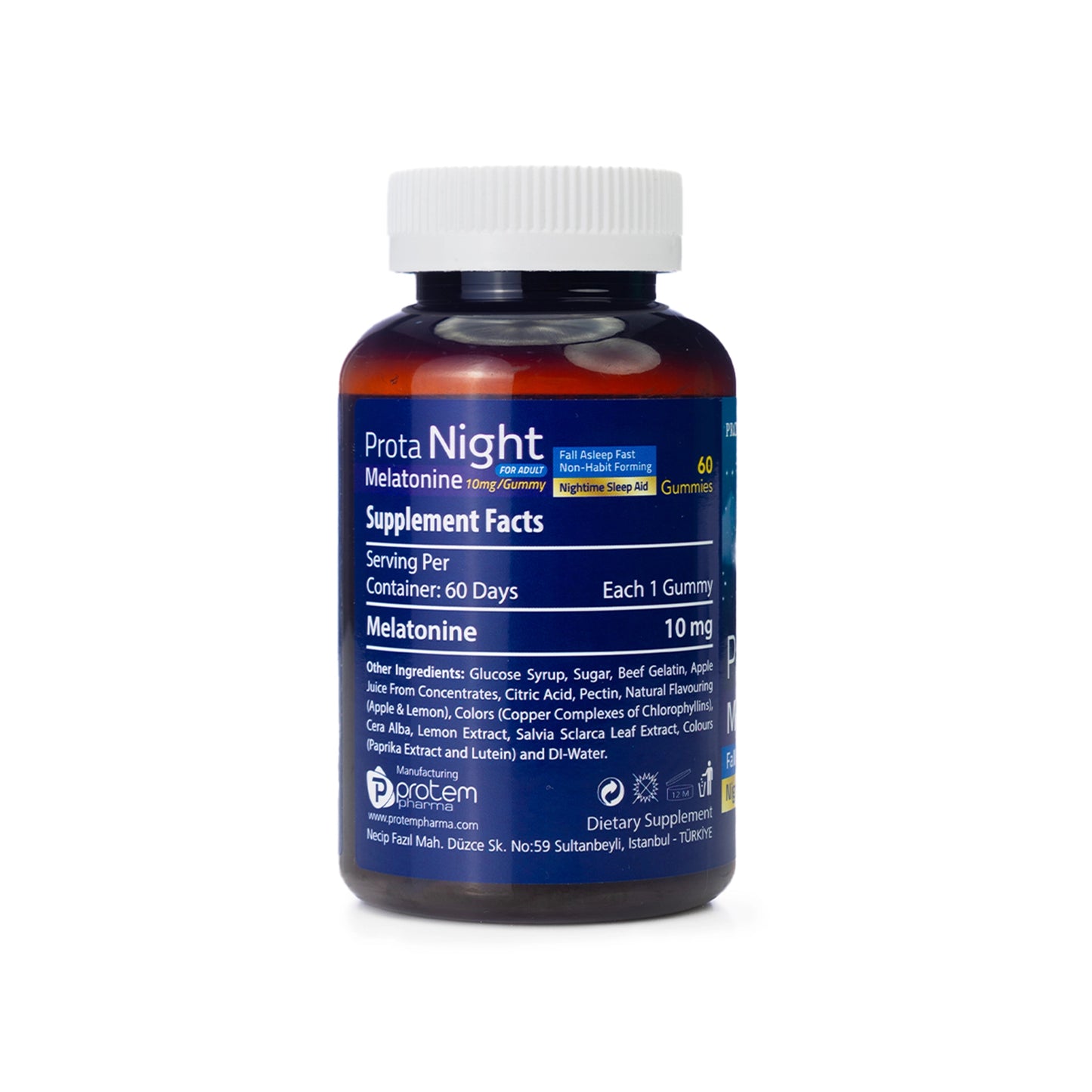 Prota Night Melatonine 10mg 60 Gummies