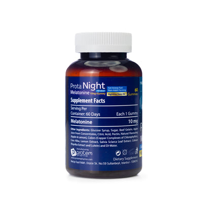 Prota Night Melatonine 10mg 60 Gummies