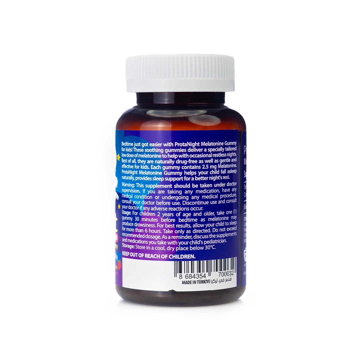 Prota Night Kids Melatonine 2.5mg 30 Gummies
