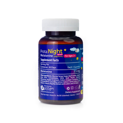 Prota Night Kids Melatonine 2.5mg 30 Gummies