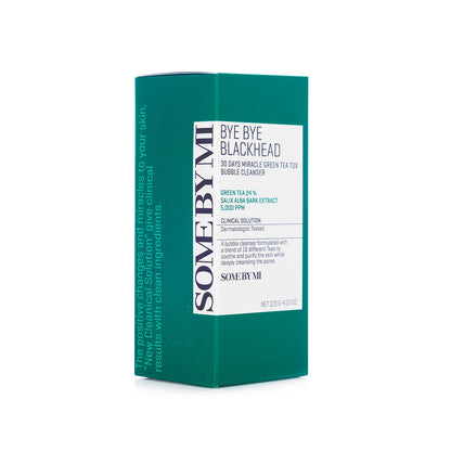 Some By Mi Bye Bye Blackhead 30 Days Miracle Green Tea Tox Bubble Cleanser 120 g