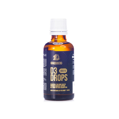 GrassbergVitamin D3 400IU Drops 50Ml